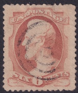 #186 Used, XF, Small tear (CV $22.5 - ID46373) - Joseph Luft