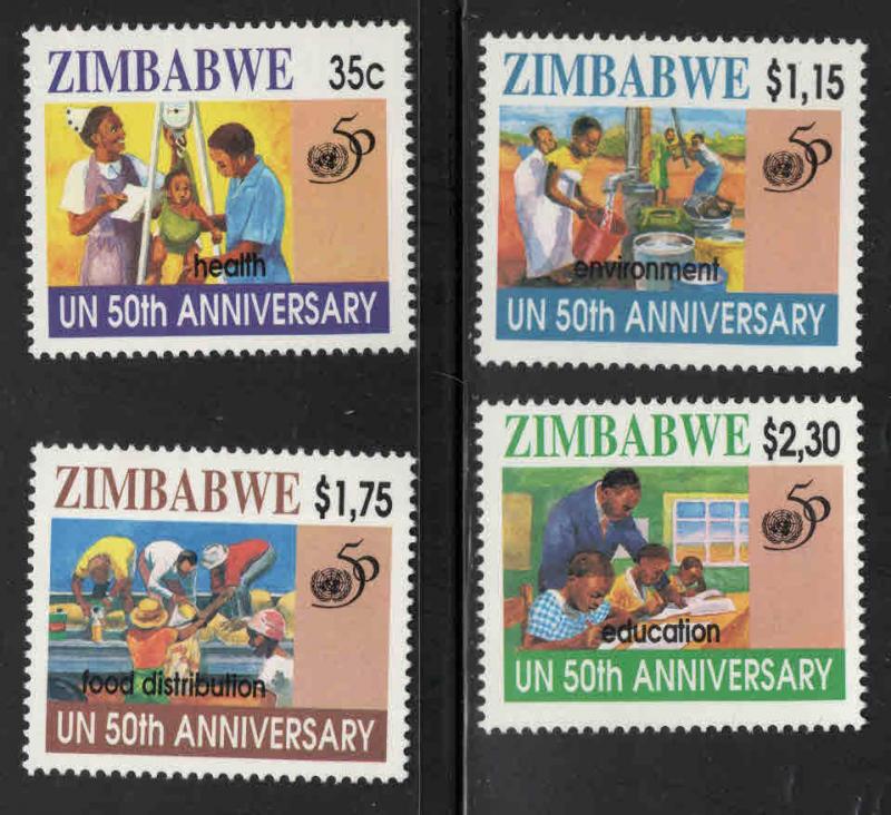 Zimbabwe Scott 746-749 MNH** stamp set