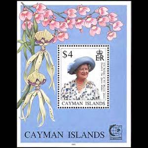 CAYMAN IS. 1995 - Scott# 709 S/S Queen Mother NH