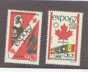 Senegal #290-291 Mint (NH) Single (Complete Set)