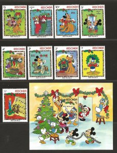 ANTIGUA REDONDA - STAMP WORLD #138-47  FVF/MNH