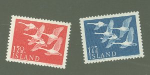 Iceland #298-299  Single (Complete Set)