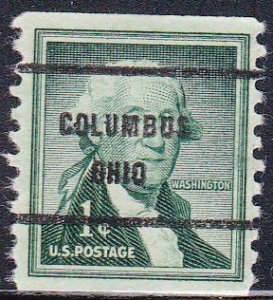 Precancel - Columbus, OH PSS 1054-61 - Bureau Issue