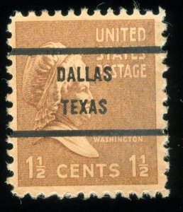 US Scott 805 Used NH Precancel Dallas, TEX