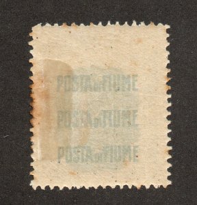 FIUME - Sc# B8 MH - Genuine - See Images         /          Lot 0824091