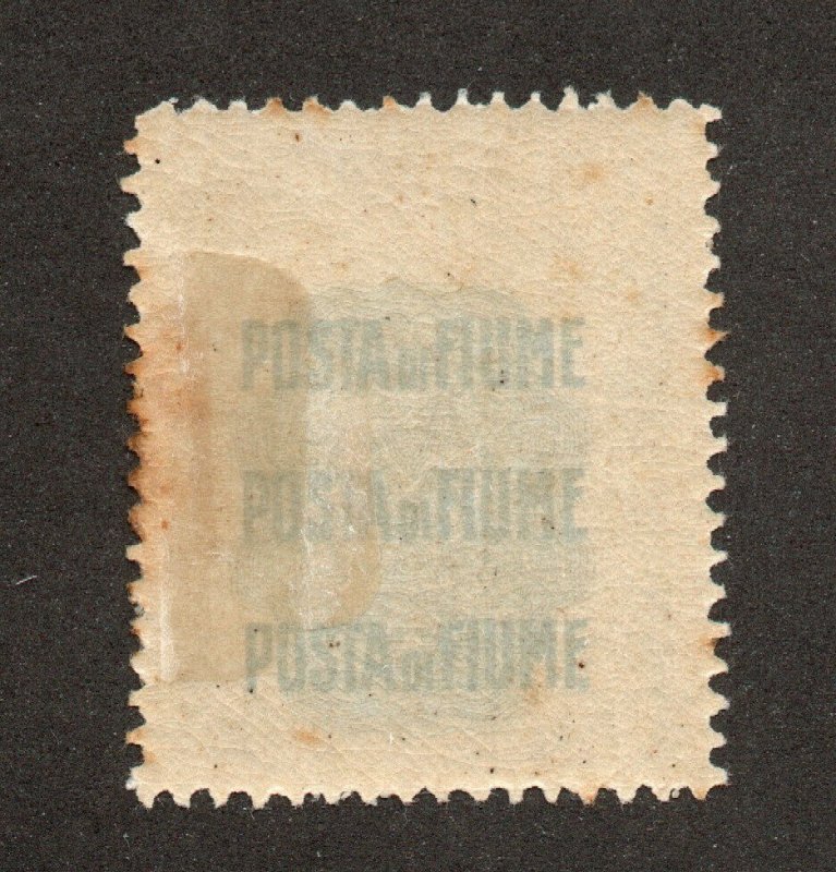 FIUME - Sc# B8 MH - Genuine - See Images         /          Lot 0824091