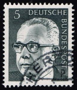 Germany #1028 Gustav Heinemann; Used (0.25)