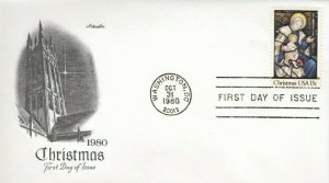 1842 15c CHRISTMAS 1980 - Artmaster cachet