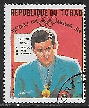 Chad # 190 - Golden Medal, R. Rebillard - used.....{KlGr}