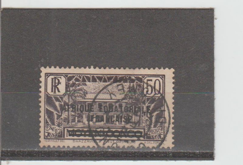 French Equatorial Africa  Scott#  20  Used  (1936 Overprinted)