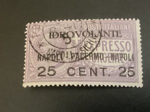 ITALY stamp Scott #C2 USED  Ave  cat.  $47.50