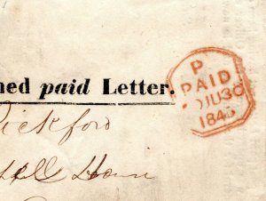 GB Cover GPO Official *Returned Paid Letter*Congleton 1845{samwells-covers}10.11