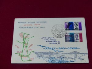 Great Britain First Day Cover 1964 Forth Road Bridge S.Queensferry cancel