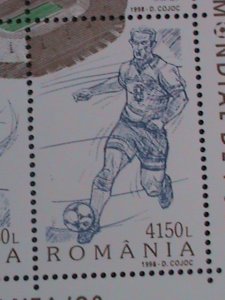 ROMANIA-1998-SC# 4220 WORLD SOCCER CHAMPIONSHIP-FRANCE -MNH S/S VERY FINE-