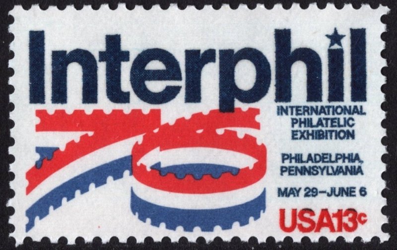 SC#1632 13¢ Interphil (1976) MNH