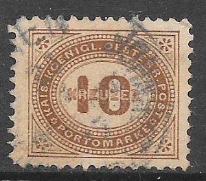 Austria J7: 10k Numeral, used, F-VF