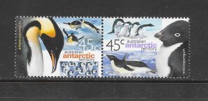 PENGUINS - AUSTRALIAN ANTARCTIC TERRITORY #L116a MNH