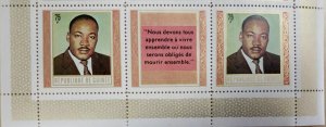 Guinea Conakry - Martyrs De La Liberte - Martin Luther King JR Stamp Pair MNH