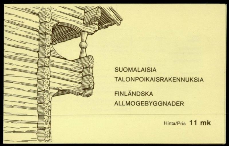 Finland 626 Booklet MNH Farm Houses