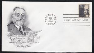 1295, $5.00 John Bassett Moore, Artmaster Cacheted FDC