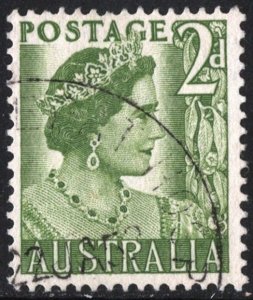 Australia SC#231 2d Queen Elizabeth (1951) Used