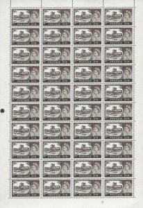 1963 2/6 Bradbury/Wilkinson Crown castle Cyl 9A Chalky FULL SHEET UNMOUNTED MINT 