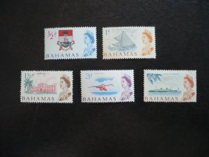 Stamps - Bahamas - Scott# 204-206,208-209 - Mint Hinged Part Set of 5 Stamps