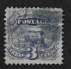 UNITED STATES SC# 114 BLUE CANCEL  F/U