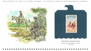 THE HISTORY OF THE U.S. IN MINT STAMPS FREDERIC REMINGTON