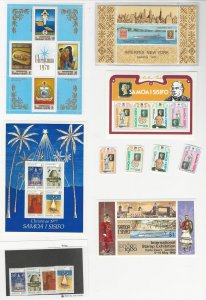 Samoa, Postage Stamp, #336a, 343, 462-5a, 513-6a, 531 Mint NH, 1970-77 (p)