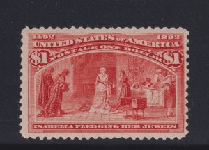 241 VF OG mint lightly hinged PF cert with nice color  ! see pic !