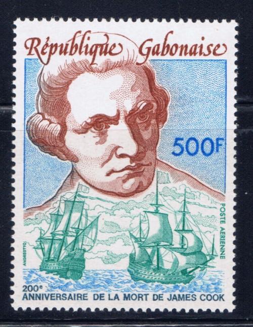 Gabon C222 NH 1979 Capt Cook issue 