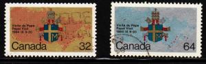 Canada - #1030 - 1031 Papal Visit - Used
