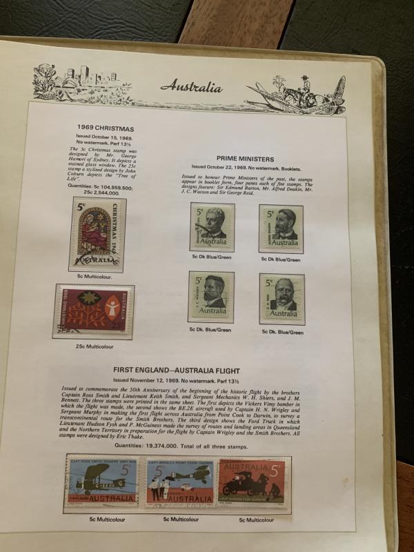 Australia Collection from 1927 to 1978 Used Cat. Value $575