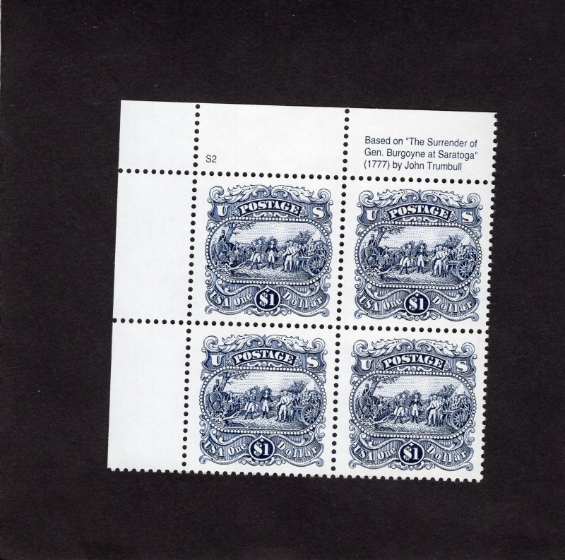 2590 Surrender at Saratoga, MNH UL-PB/4