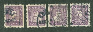 Denmark #168-71 Used