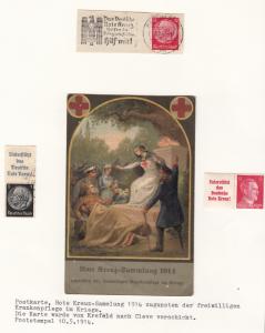 Germany Red Cross postcard plus