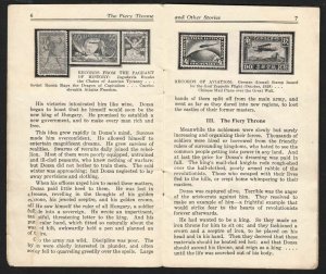 1932 The Fiery Throne stamp stories H E Harris 24 pgs