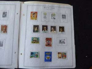 Sri Lanka 1973-1989 Stamp Collection on Album Pages