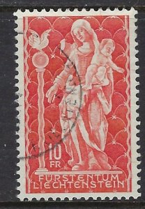 Liechtenstein 395 Used 1965 Madonna (ap6453)