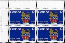 CANADA   #735 MNH UPPER LEFT PLATE BLOCK  (1-2)