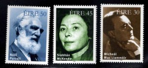 Ireland Scott 1165-1167 MNH** 1999 Irish Actor set