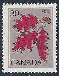 CANADA  720  RED OAK  30¢  SINGLE  MNH  SHERWOOD STAMP