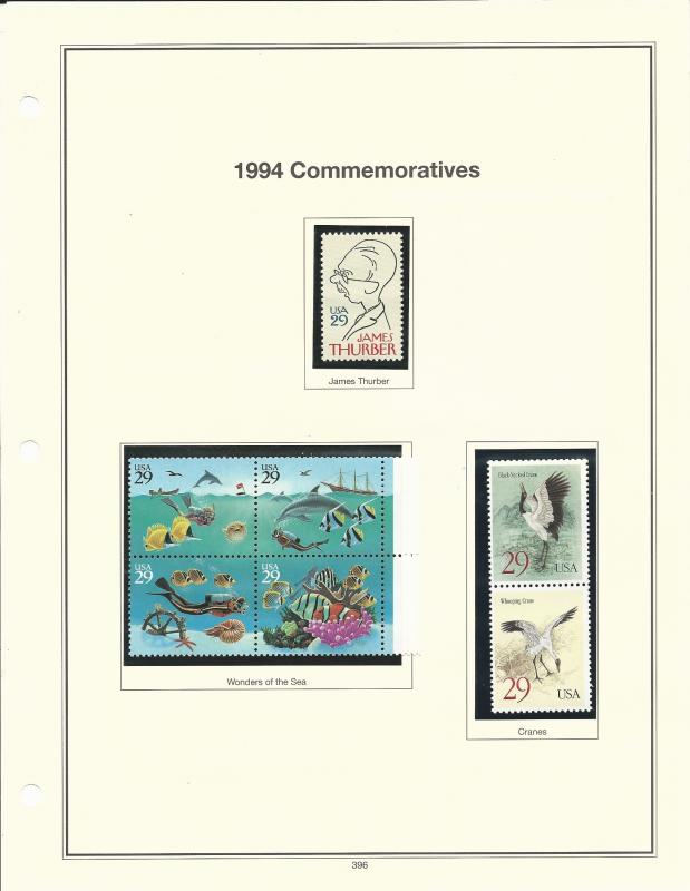 United States 1994 Commemoratives