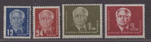 **Germany DDR, SC# 54-57 MNH, FVF, CV $79.00