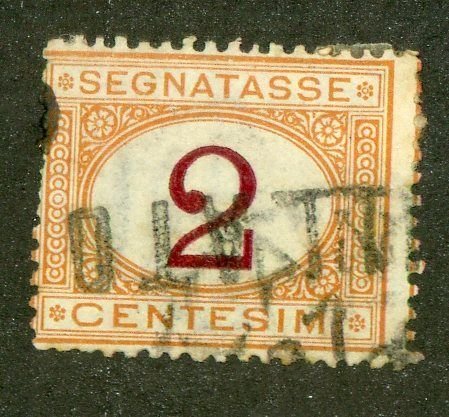 952 Italy 1870 #J4 used SCV $24.00 (offers welcome)