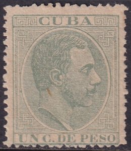 Cuba 1888 Sc 121 MNG(*) type III