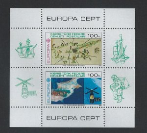 Turkish Republic of Northern Cyprus souvenir sheet MNH sc  127