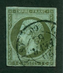 France 1860 #12 U SCV(2018)=$62.50