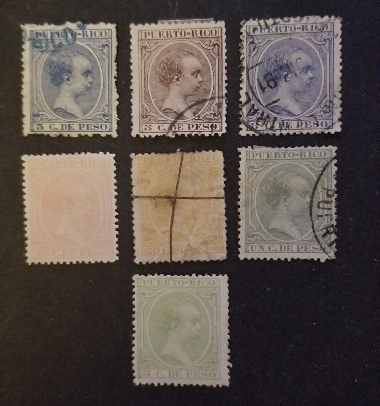 PUERTO RICO Unused MH and Used Stamp Lot T6813